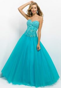 Teal Prom Gown