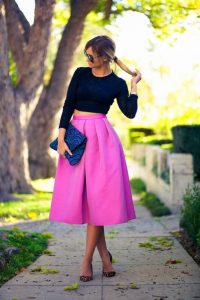 Tibi Pink Skirt