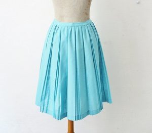 Turquoise Midi Skirt