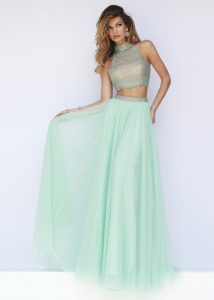 Two Piece Gowns Pictures