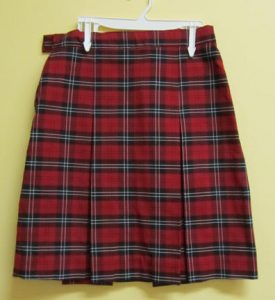 Uniform Plaid Skirts