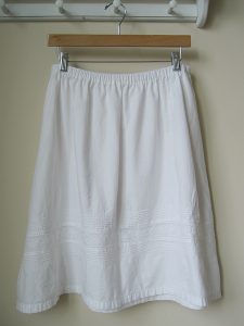 White Cotton Skirts