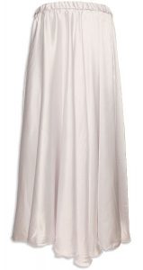 White Satin Skirt