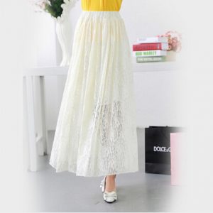 Women's Long Lace Skirt