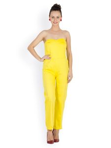 Womens Yellow Jumpsuit