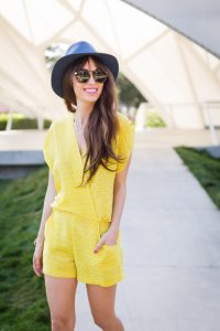 Yellow Romper Outfit