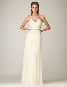 Beaded Ivory Gown