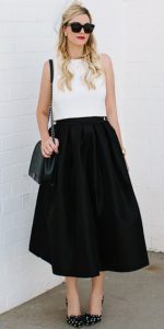 Black Ball Skirt