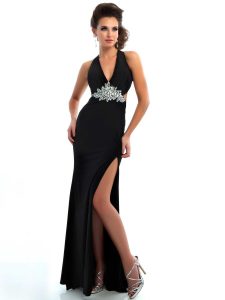 Black Beaded Gown