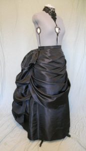 Black Bustle Skirt