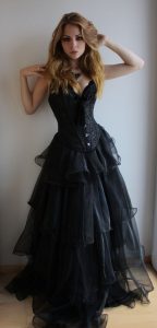 Black Corset Gown