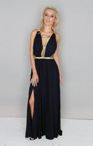 Black Grecian Gown