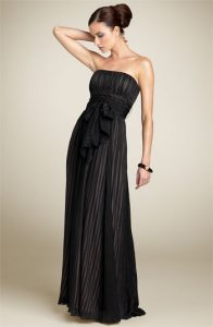 Black Silk Gown