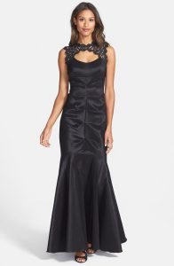 Black Taffeta Gown