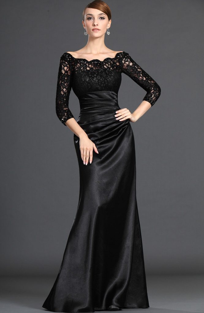 designer black tie gowns