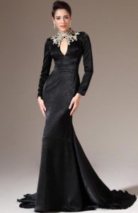 Black Velvet Gown