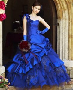 Blue Bridal Gowns