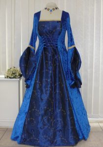 Blue Medieval Gowns