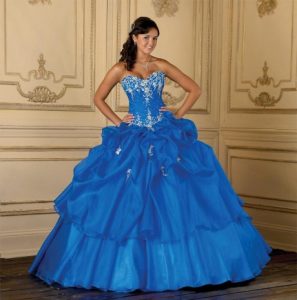 Blue Quinceanera Gowns