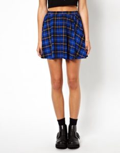 Blue Tartan Skirt