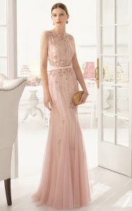 Blush Bridesmaid Gown