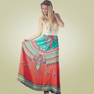 Bohemian Maxi Skirt