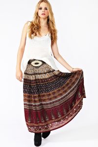 Bohemian Maxi Skirts