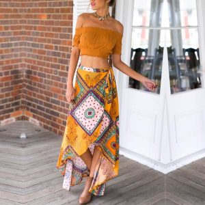 Bohemian Wrap Skirts