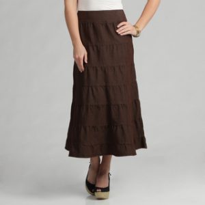 Brown Knit Skirt