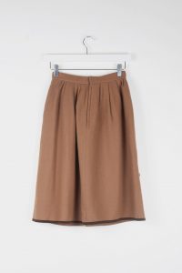 Brown Wool Skirt