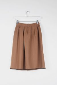 Brown Wool Skirt