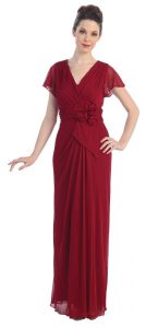 Burgundy Gown Pictures