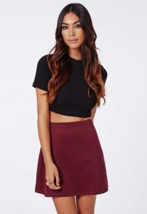 Burgundy Skirts