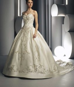 Champagne Bridal Gown