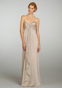 Champagne Bridesmaid Gown