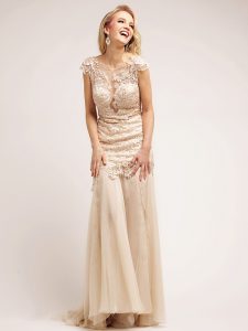 Champagne Evening Gown