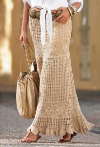 Crochet Long Skirt