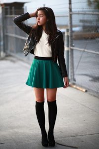 Dark Green Skirt