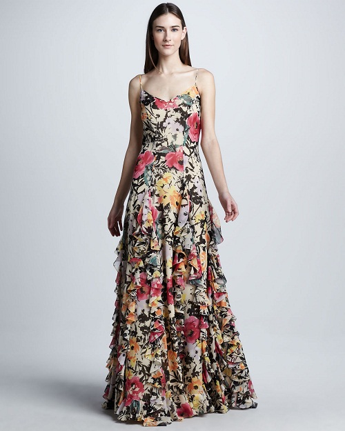 Floral Gown | DressedUpGirl.com