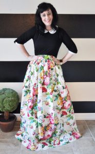 Floral Ball Skirt