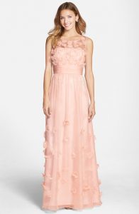 Floral Chiffon Gown