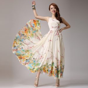 Floral Evening Gown Images