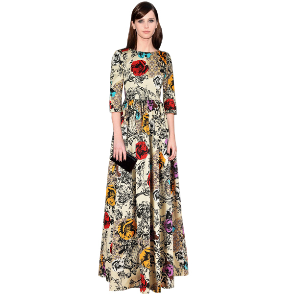 Floral Gown | DressedUpGirl.com