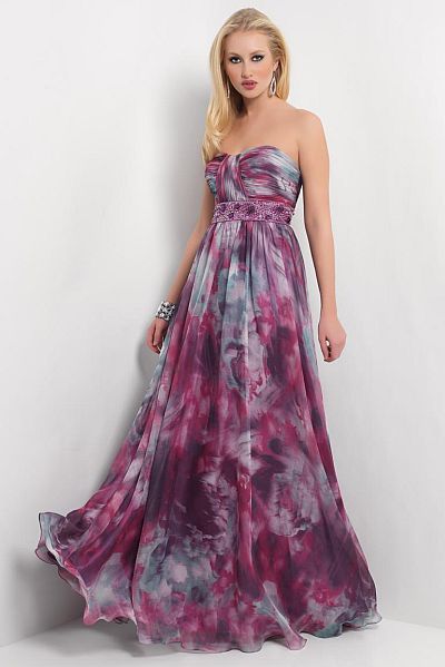 Floral Gown | DressedUpGirl.com
