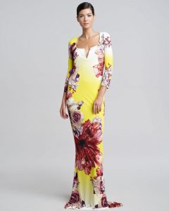Floral Long Gown