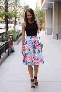 Floral Midi Skirt