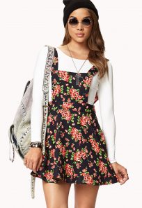 Floral Overall Skirt