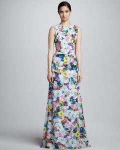Floral Print Gowns