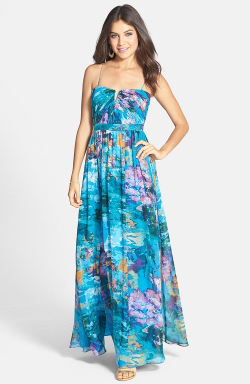 Floral Gown | DressedUpGirl.com