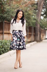 Floral Skirt Outfits